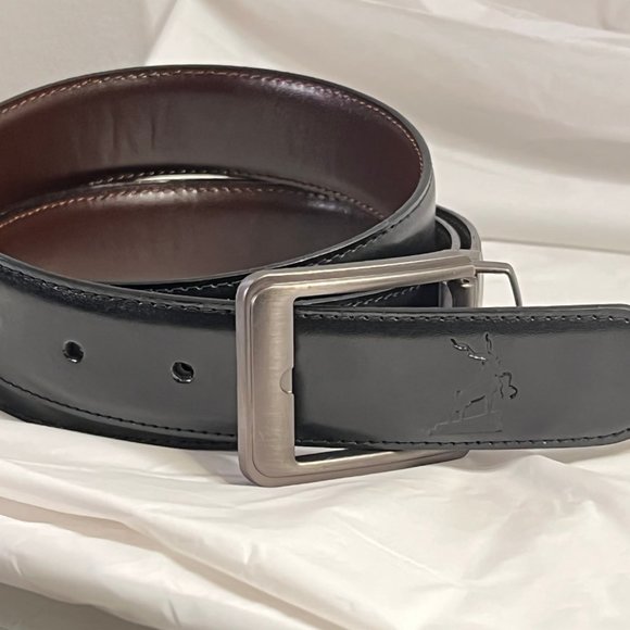 Genuine Leather Belt Black - Picture 2 of 9